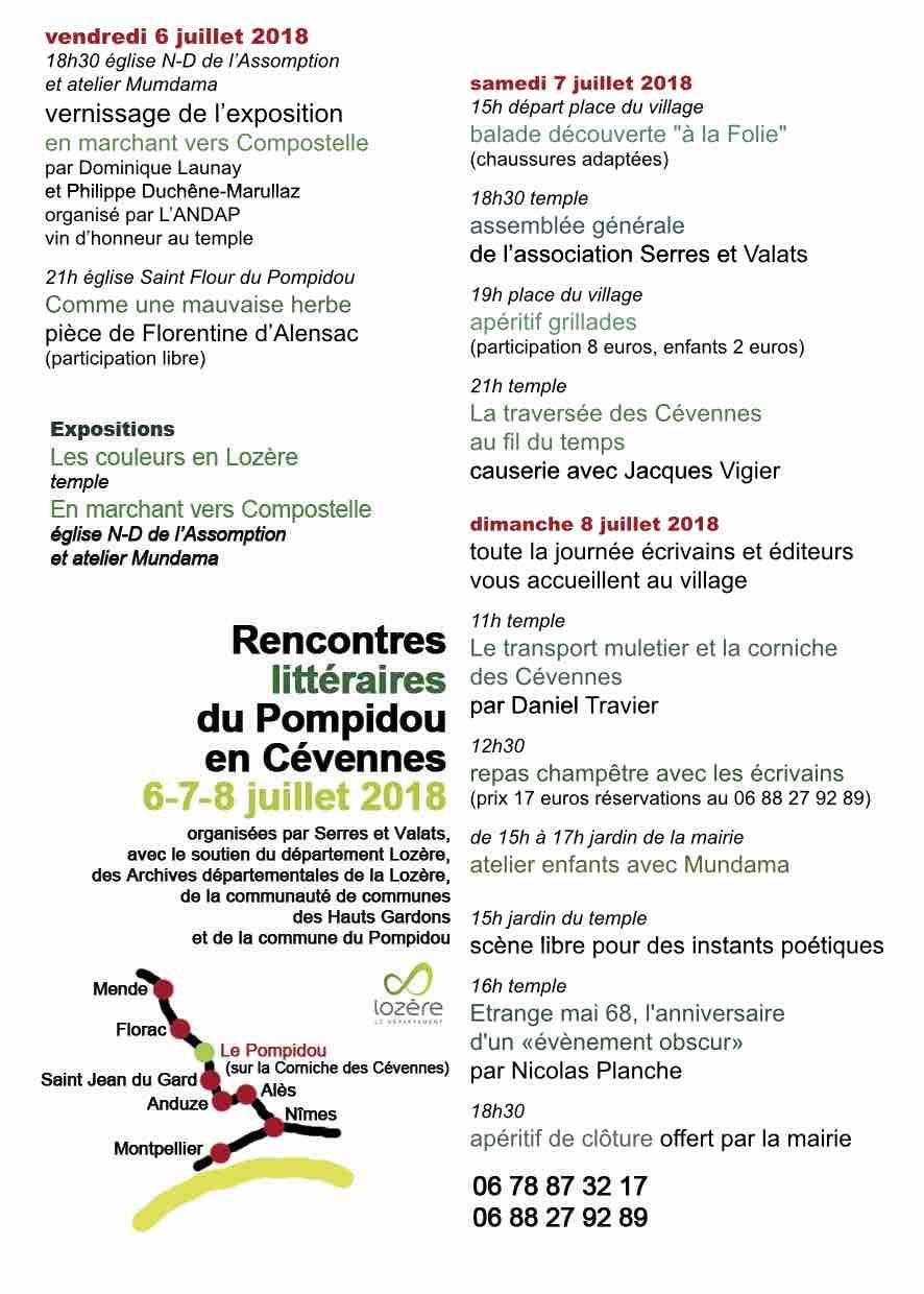 Rencontres du Pompidou programme